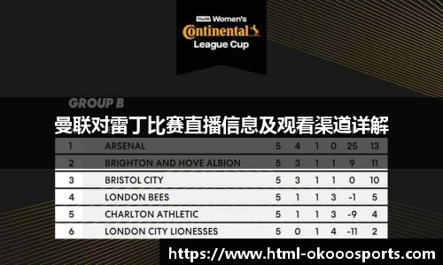 曼联对雷丁比赛直播信息及观看渠道详解